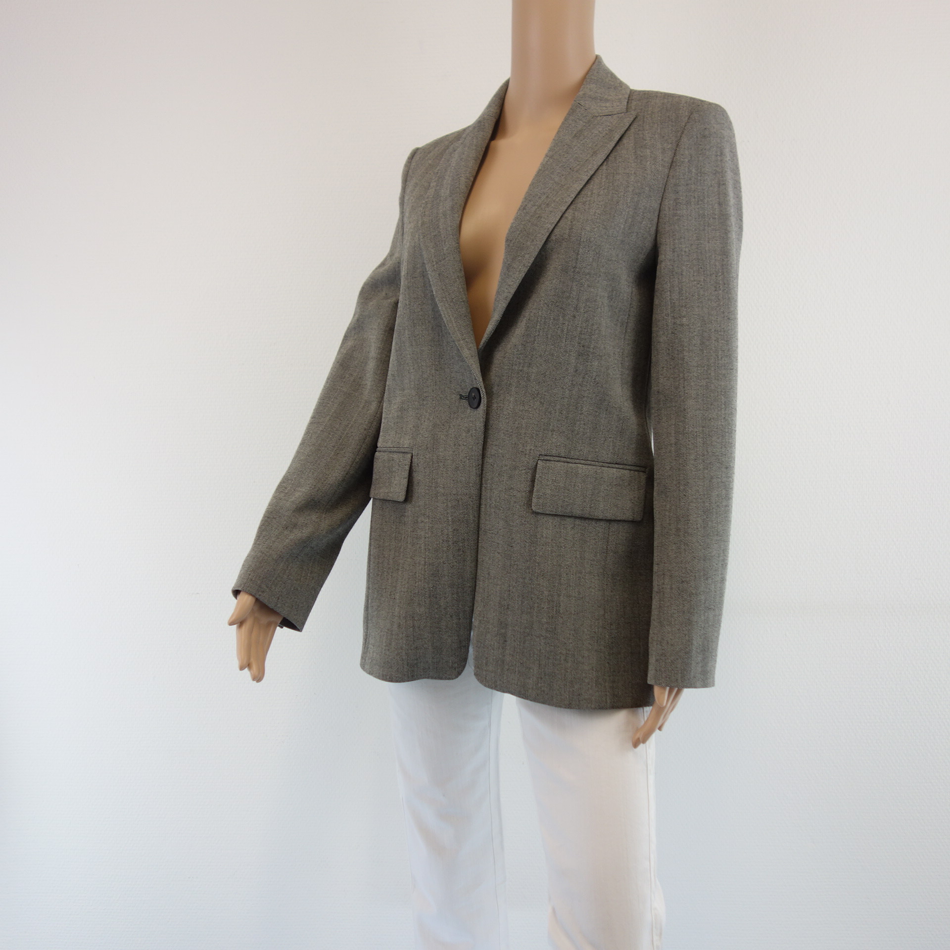 Blazer SET Damen Jacke Grau Größe 36 Modell MABEL