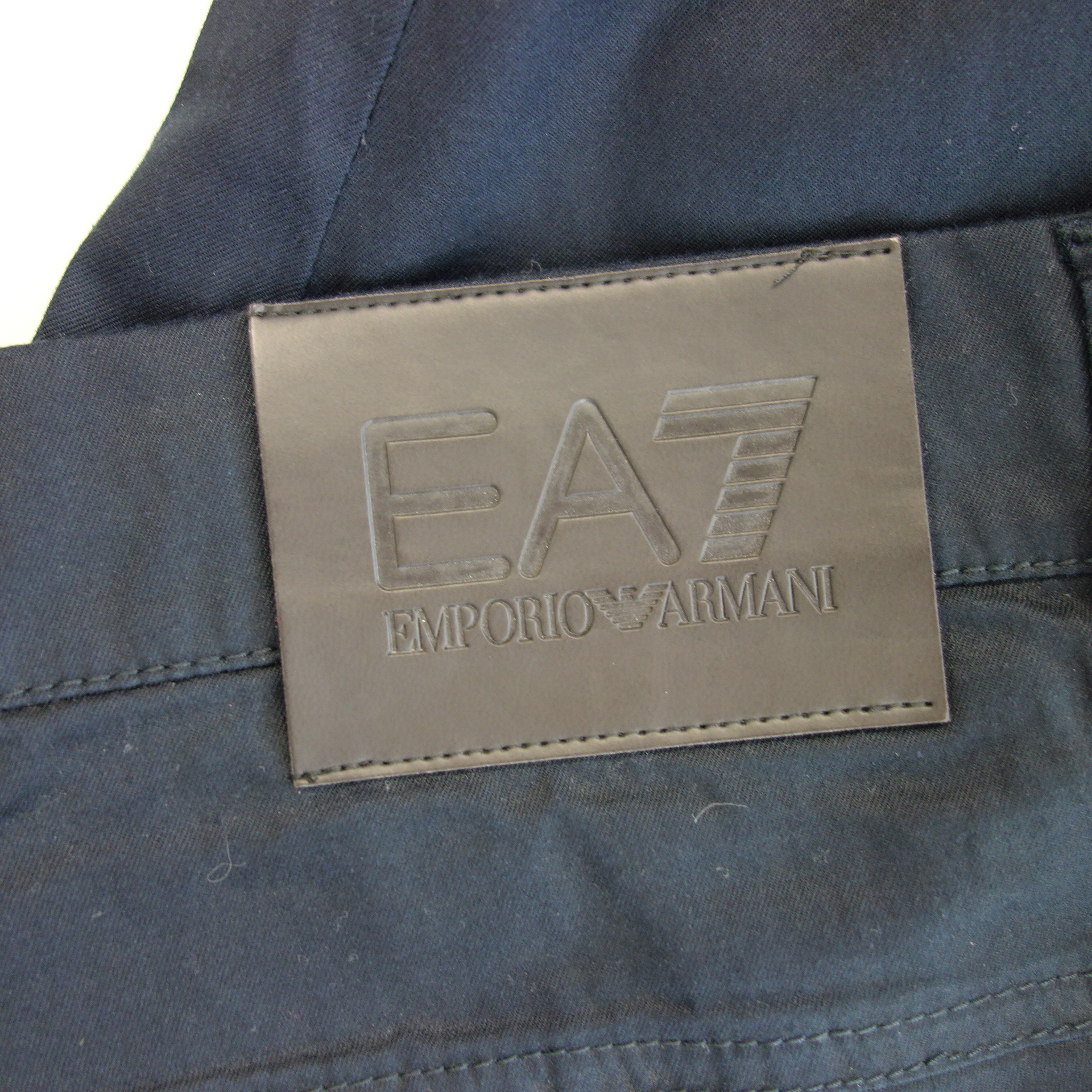 ARMANI Hose Chino Herren Stoffhose Dunkelblau Emporio EA7