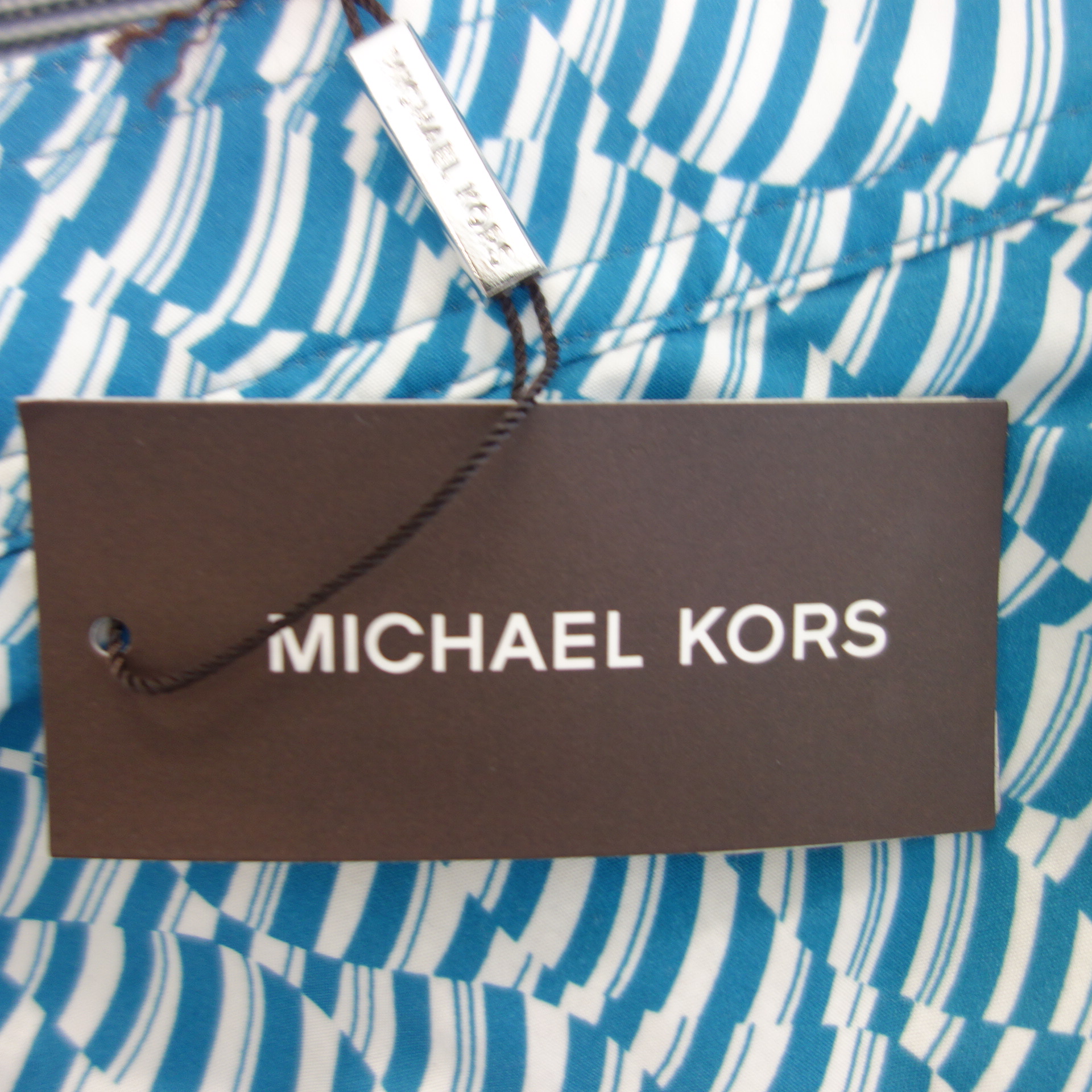 Badeshorts MICHAEL KORS Herren Badehose Shorts Blau Weiß Größe XXL 