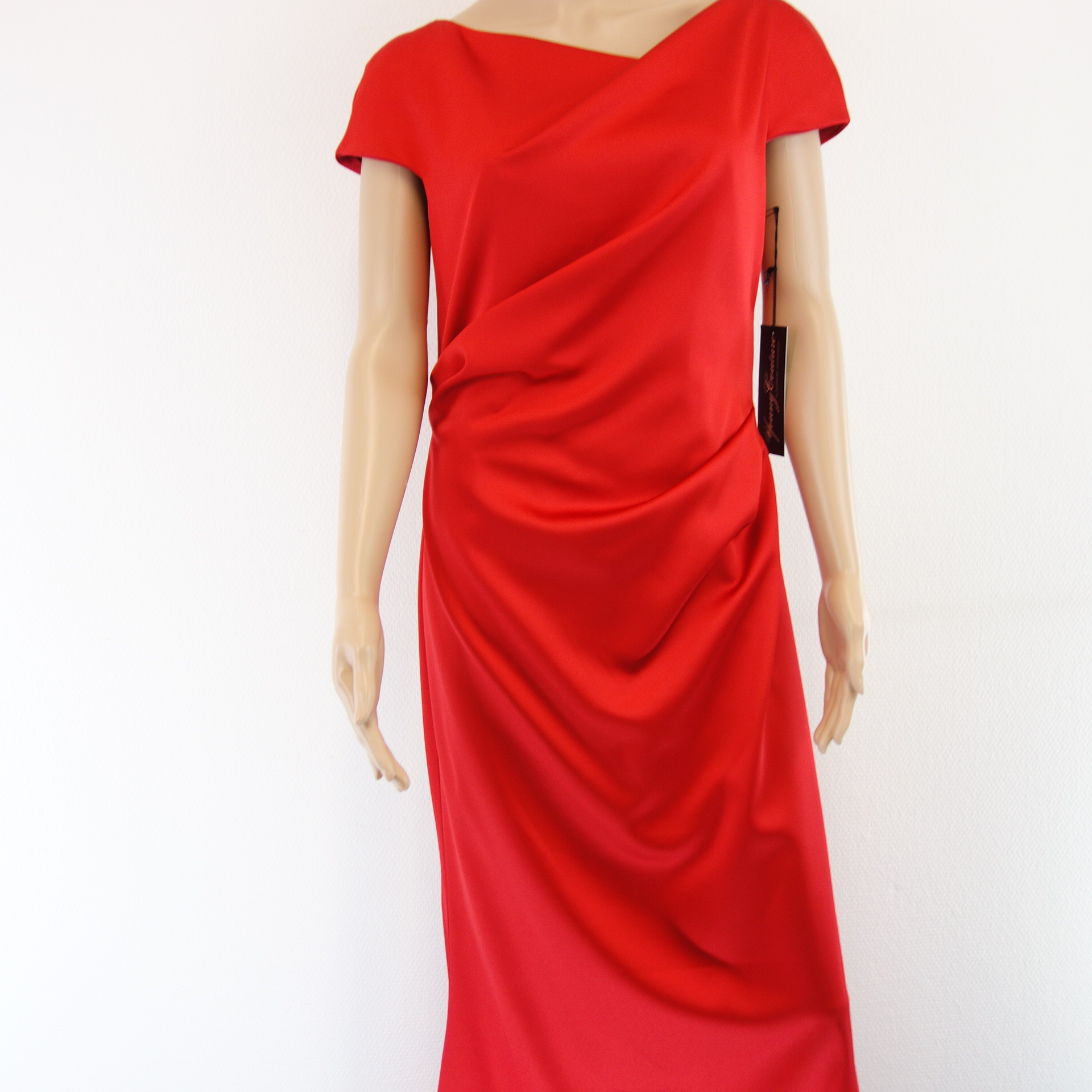 BARBARA SCHWARZER Kleid Young Couture Damen Maxikleid Rot